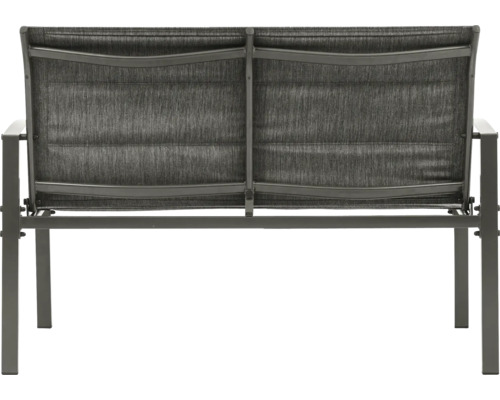 Banc de jardin avec revêtement textile