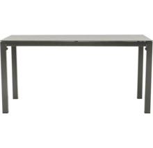 Table de jardin rectangulaire avec plateau et quatre pieds