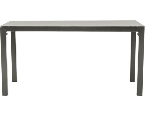 Table de jardin rectangulaire avec plateau et quatre pieds