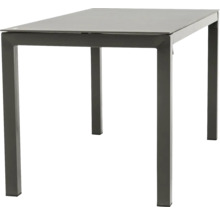 Table de jardin avec structure métallique et plateau