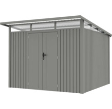 Metallgerätehaus mit Doppeltür und transparentem Dachelement