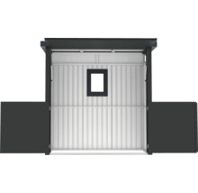 Metall Gerätehaus mit Fenster und Doppeltür