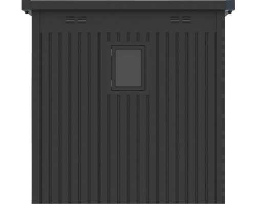 Gartenschuppenwand mit Fenster