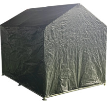 Tente de stockage couverte avec matériau de bâche