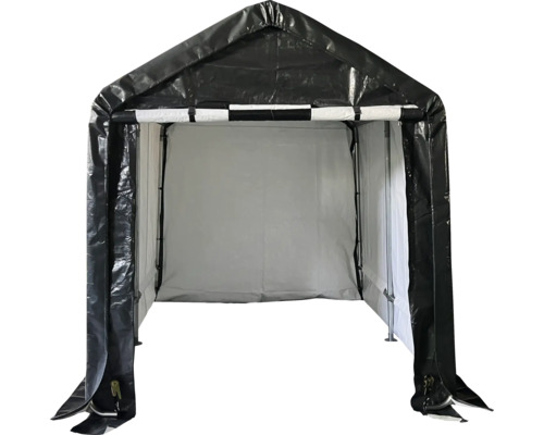 Abri de rangement noir en polyéthylène