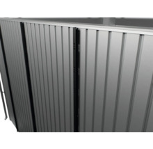 Gros plan d'un volet roulant en métal