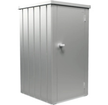 Armoire de jardin métallique avec porte et poignée