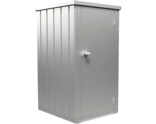 Armoire de jardin métallique avec porte et poignée