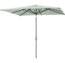 Rechteckiger Sonnenschirm mit Kurbelmechanismus