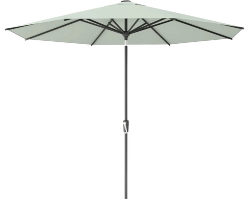Gartenschirm mit Kurbelmechanismus und achteckigem Schirmdach