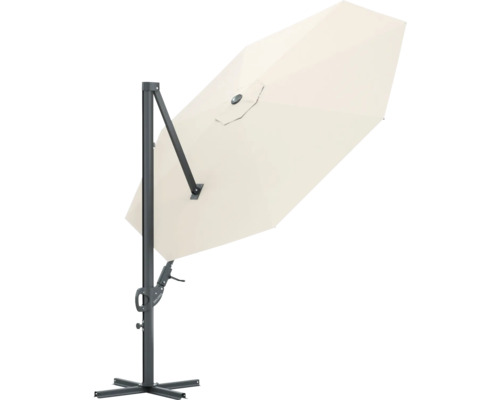 Freiarm-Sonnenschirm mit Standfuß für den Außenbereich
