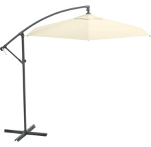 Parasol à bras libre avec abat-jour carré et base stable
