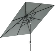 Parasol rectangulaire avec baleines et mât