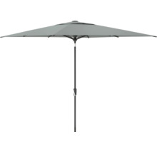 Parasol de jardin gris avec mât central