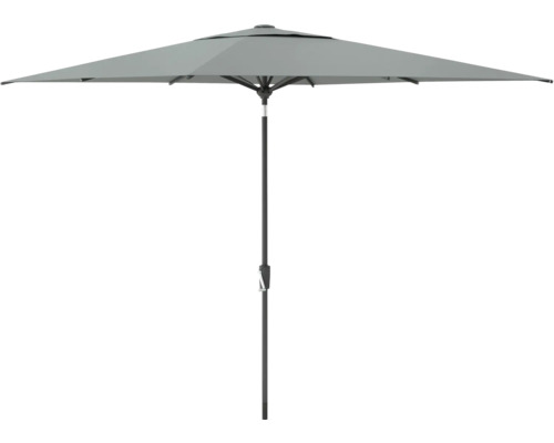 Parasol de jardin gris avec mât central