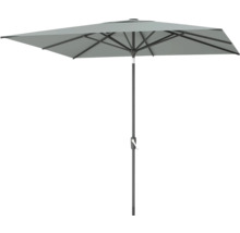 Parasol rectangulaire avec mécanisme à manivelle