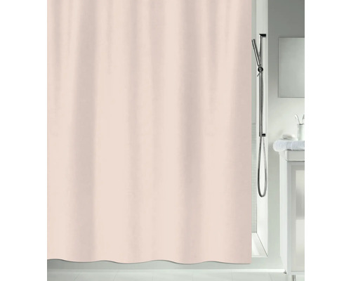 Rideau de douche spirella Primo en textile 180 x 200 cm rose Rideau de douche rose dans la salle de bain