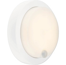 Weisse Wandleuchte mit Bewegungssensor