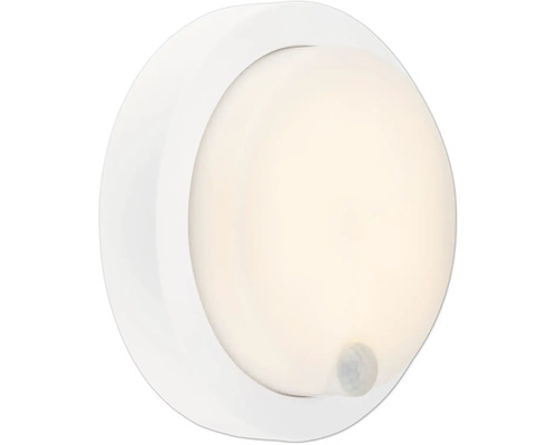 Weisse Wandleuchte mit Bewegungssensor