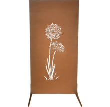 Paravent décoratif avec motif floral découpé