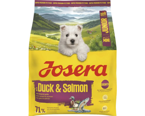 Josera Junior Mini nourriture pour chiens avec canard et saumon