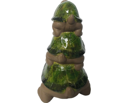 Figurine de jardin décorative, tortues empilées
