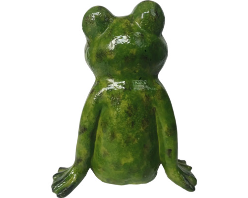 Figurine décorative de grenouille verte pour le jardin