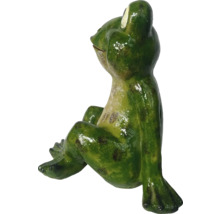 Grenouille, figurine de jardin, assise