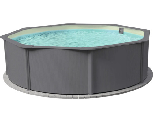 Aufstellpool mit Wasserfüllung