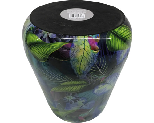 Dekorative Blumenvase mit floralem Muster