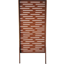 Panneau brise-vue avec découpes horizontales