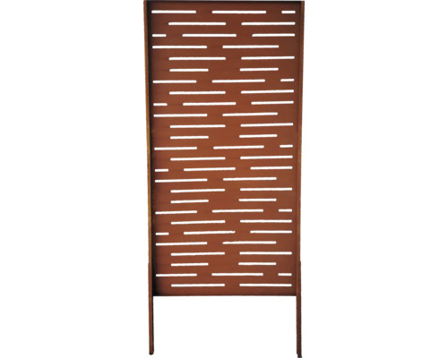 Panneau brise-vue avec découpes horizontales