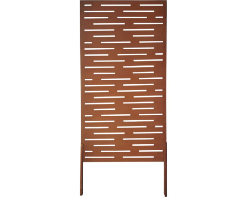 Panneau de confidentialité avec découpes horizontales