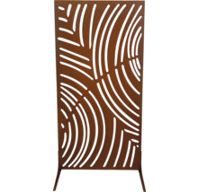 Brise-vue décoratif avec un design abstrait moderne pour l'extérieur.