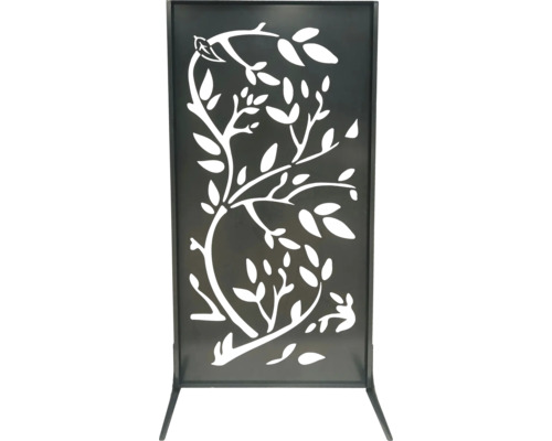 Élément décoratif de brise-vue avec motif d'arbre découpé pour le jardin