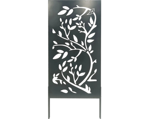 Panneau de jardin décoratif avec motif d'arbre pour l'intimité