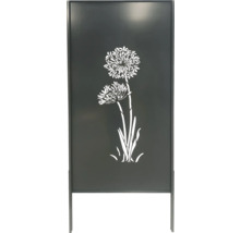 Cloison de jardin décorative avec motif floral