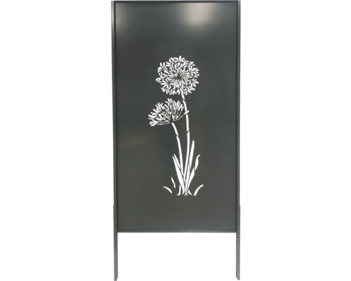 Cloison de jardin décorative avec motif floral