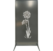 Panneau décoratif de confidentialité avec motif floral pour l'extérieur