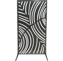 Panneau décoratif de séparation en métal avec motif abstrait