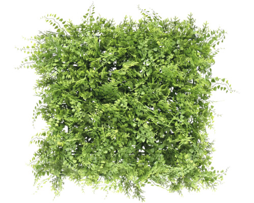 Kunstpflanzenmatte mit verschiedenen grünen Blättern Kunstpflanzenmatte mit verschiedenen grünen Blättern