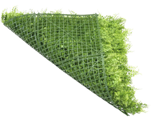Tapis de plantes artificielles avec diverses plantes vertes