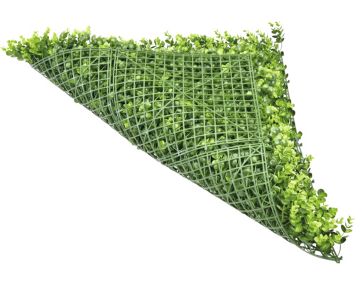 Tapis de gazon synthétique avec feuilles vertes