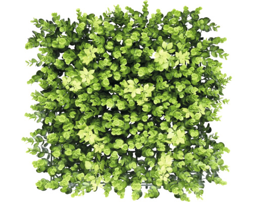 Künstliche grüne Pflanzenmatte mit Blättern Künstliche grüne Pflanzenmatte mit Blättern