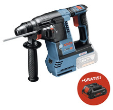 Marteau perforateur Bosch avec mandrin SDS et logo Bosch, plus batterie gratuite