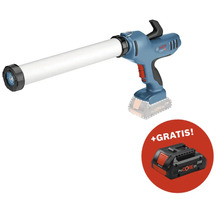 Pistolet à cartouche sans fil avec batterie supplémentaire