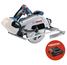 Scie circulaire à main sans fil Bosch avec bloc-batterie gratuit