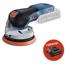 Ponceuse excentrique Bosch avec batterie et batterie supplémentaire gratuite