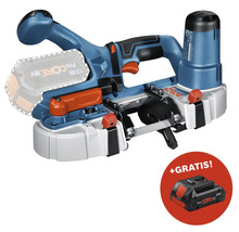 Scie à ruban sans fil Bosch avec batterie supplémentaire