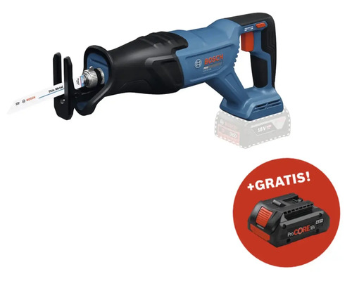 Akku-Säbelsäge Bosch Professional GSA 18V-28, ohne Akku und Ladegerät inkl. L-BOXX 238 Bosch Akku-Säbelsäge mit einem zusätzlichen Akku im Lieferumfang
